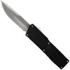 Steel Shadow Automatic Functional Black Textured Out The Front Drop Point OTF Knife W/ Belt Clip -Edge Crafters Hub 7632BK 01 04837.1693403368