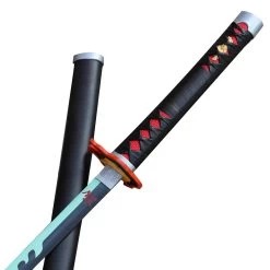 Kamado Tanjiro Collectible Demon Slayer Replica Black Nichirin Katana Sword 9 Kamado Tanjiro Collectible Demon Slayer Replica Black Nichirin Katana Sword -Edge Crafters Hub 9KM41410 31027.1651590991