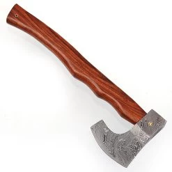 Descendant Of The Gods Damascus Steel Functional Bearded Outdoor Axe -Edge Crafters Hub AXD2330 44106.1602186396