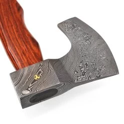 Descendant Of The Gods Damascus Steel Functional Bearded Outdoor Axe -Edge Crafters Hub AXD2330 34960.1602186396