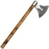 Split Seas Functional Hand Forged High Carbon Steel Outdoor Axe W/ Trident Motif -Edge Crafters Hub AXP3076 01 98801.1692805122