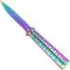 Mutation Warning Balisong Flipper Butterfly Knife | Titanium Damascus | Drop Point Blade 2 Mutation Warning Balisong Flipper Butterfly Knife | Titanium Damascus | Drop Point Blade -Edge Crafters Hub BF2492 D3 43858.1691160822