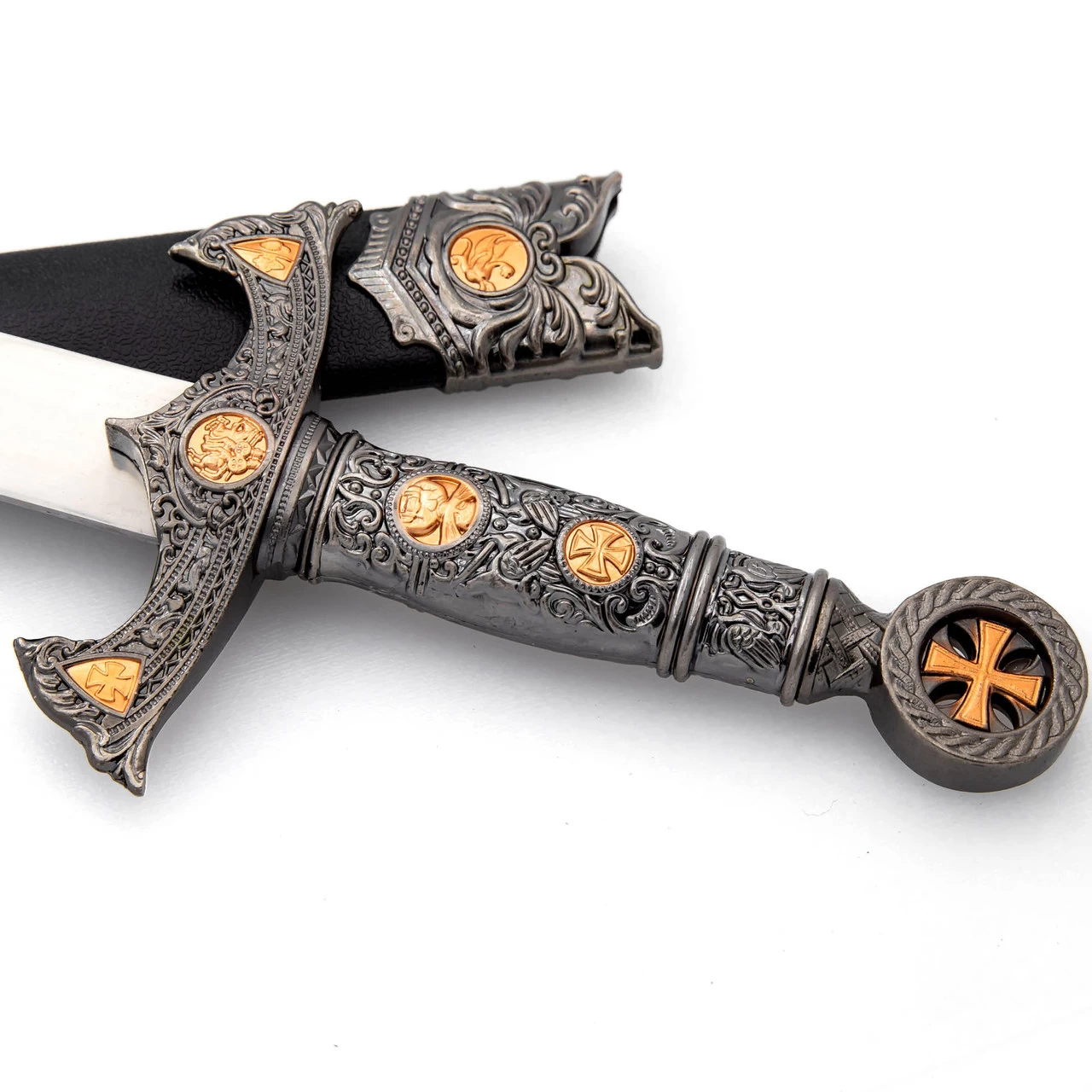 Solemn Mission Medieval Arming Dagger Knightly Costume Cosplay Historical Reenactment Knife W/ Hard Scabbard 7 Solemn Mission Medieval Arming Dagger Knightly Costume Cosplay Historical Reenactment Knife W/ Hard Scabbard - Image 5
