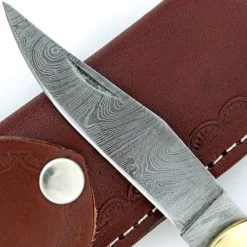 Ashen Reflex Clip Point Automatic Damascus Lever Lock Knife -Edge Crafters Hub DLV2759 60905.1665152826