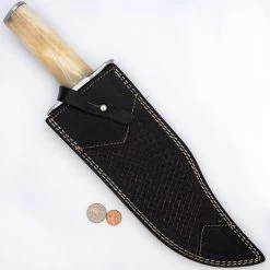 Great Outback Large Carbon Steel Collectible Bowie Hunting Knife W/ Sheath -Edge Crafters Hub FB001 72443.1680623436