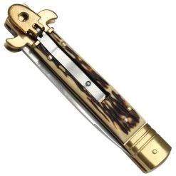 Old West Stiletto Golden Stag -Edge Crafters Hub GBS61 29235.1564502169