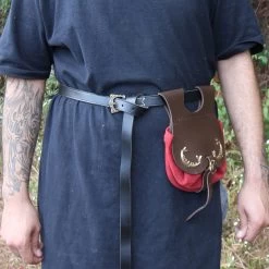 Handmade Royal Court Suede Pouch