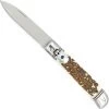 Automatic Focus On Realism Lever Lock Faux Staghorn Handle Knife -Edge Crafters Hub LV2455 15992.1661802104