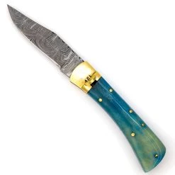 Roughneck Driller Handcrafted Automatic Lever Lock Knife | Choose Your Handle -Edge Crafters Hub LVD3030BL 04785.1673971493