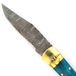 Roughneck Driller Handcrafted Automatic Lever Lock Knife | Choose Your Handle -Edge Crafters Hub LVD3030BL 76507.1673971493