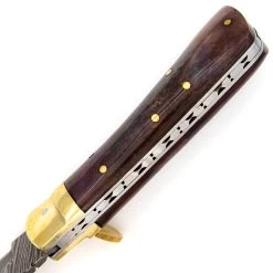 Roughneck Driller Handcrafted Automatic Lever Lock Knife | Choose Your Handle -Edge Crafters Hub LVD3030BR 11490.1673971493