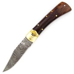 Roughneck Driller Handcrafted Automatic Lever Lock Knife | Choose Your Handle -Edge Crafters Hub LVD3030W 56795.1673971493