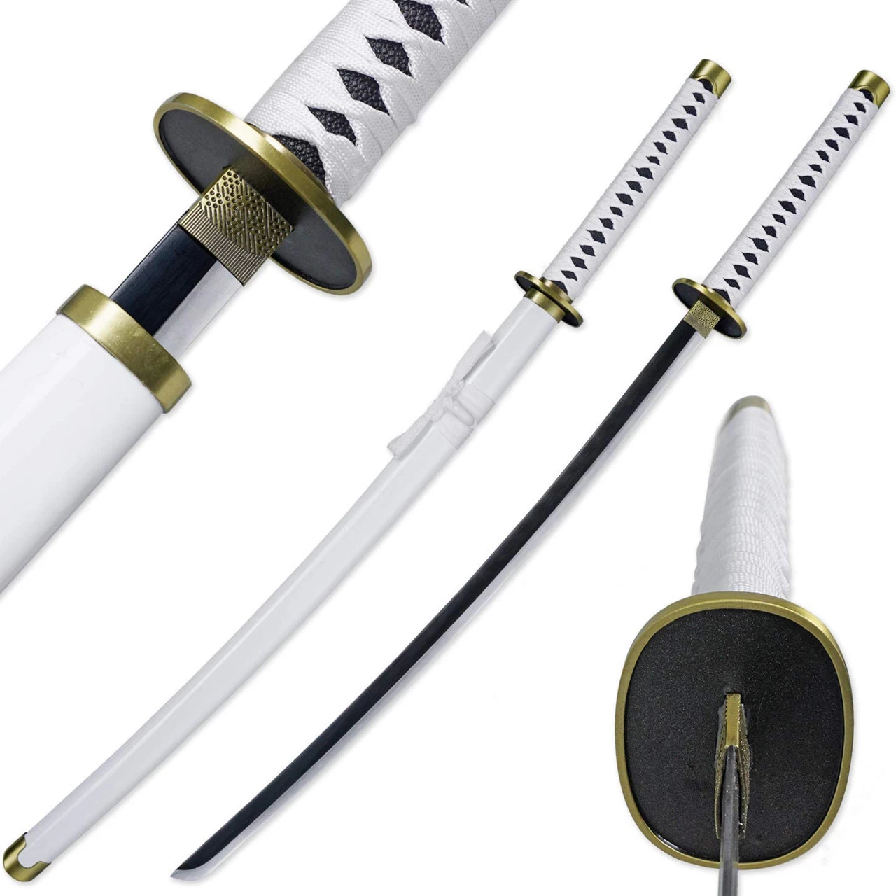 Zoro’s Wado Ichimonji Katana Replica Sword Carbon Steel 3 Zoro’s Wado Ichimonji Katana Replica Sword Carbon Steel