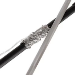 Ash-stained Wasteland Dragon Serpent Chinese Sword | Antiqued Silver Wyvern Ceremonial 37” Royal Dynasty Saber 11 Ash-stained Wasteland Dragon Serpent Chinese Sword | Antiqued Silver Wyvern Ceremonial 37” Royal Dynasty Saber -Edge Crafters Hub SS2732 94170.1673986234