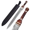 Ancient Roman Inspired Damascus Steel Gladius Historical Replica Sword -Edge Crafters Hub SSD2671 81584.1642695702