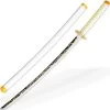 Art Of Thunder Yellow Nichirin Katana | Kimetsu No Yaiba Agatsuma Zenitsu Replica Bamboo Sword