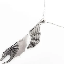 Razor Sharp Wings Neck Knife Dragon Necklace -Edge Crafters Hub YC189 09823.1656699773