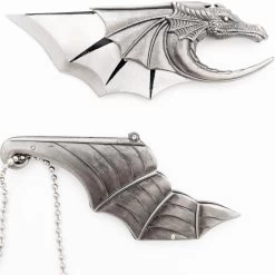 Razor Sharp Wings Neck Knife Dragon Necklace -Edge Crafters Hub YC189 43066.1656699775