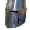 Late Twelfth Century 20g Steel Crusader Templar Knight Great Helm -Edge Crafters Hub crusader templar knight helmet 1 62955.1564505058